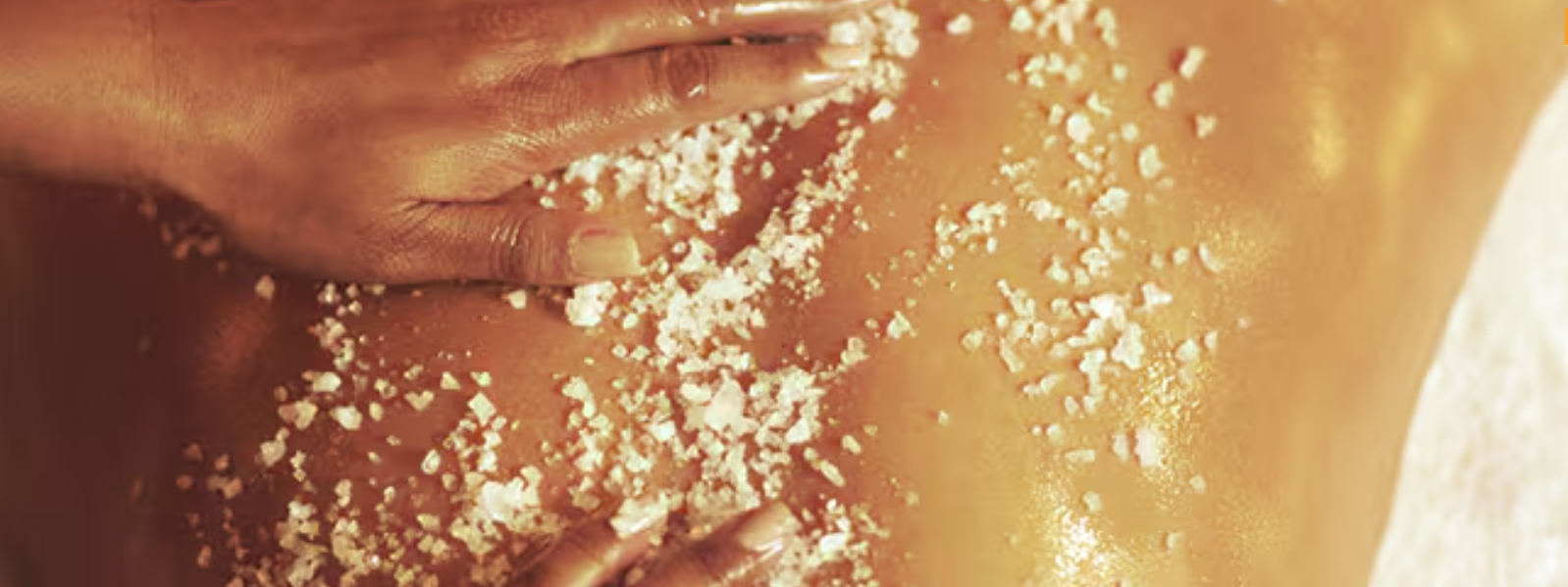 Intensely cleansing salt scrub – 50 minutes