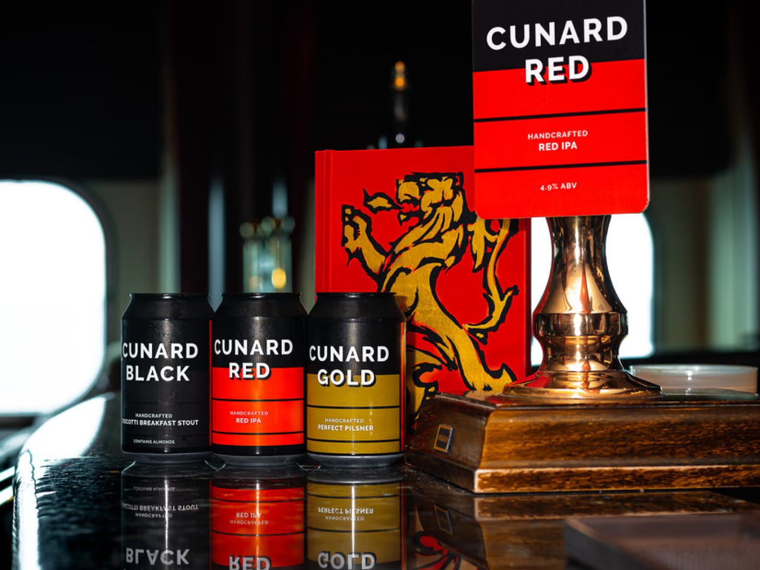 Cunard craft beers