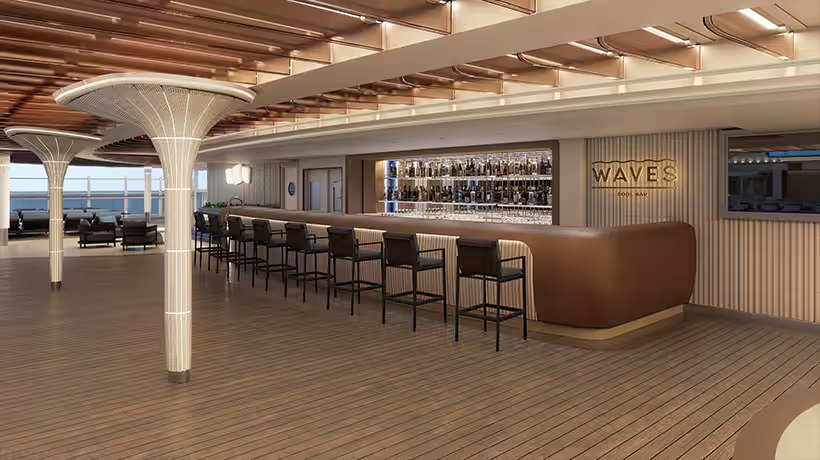 Waves pool bar