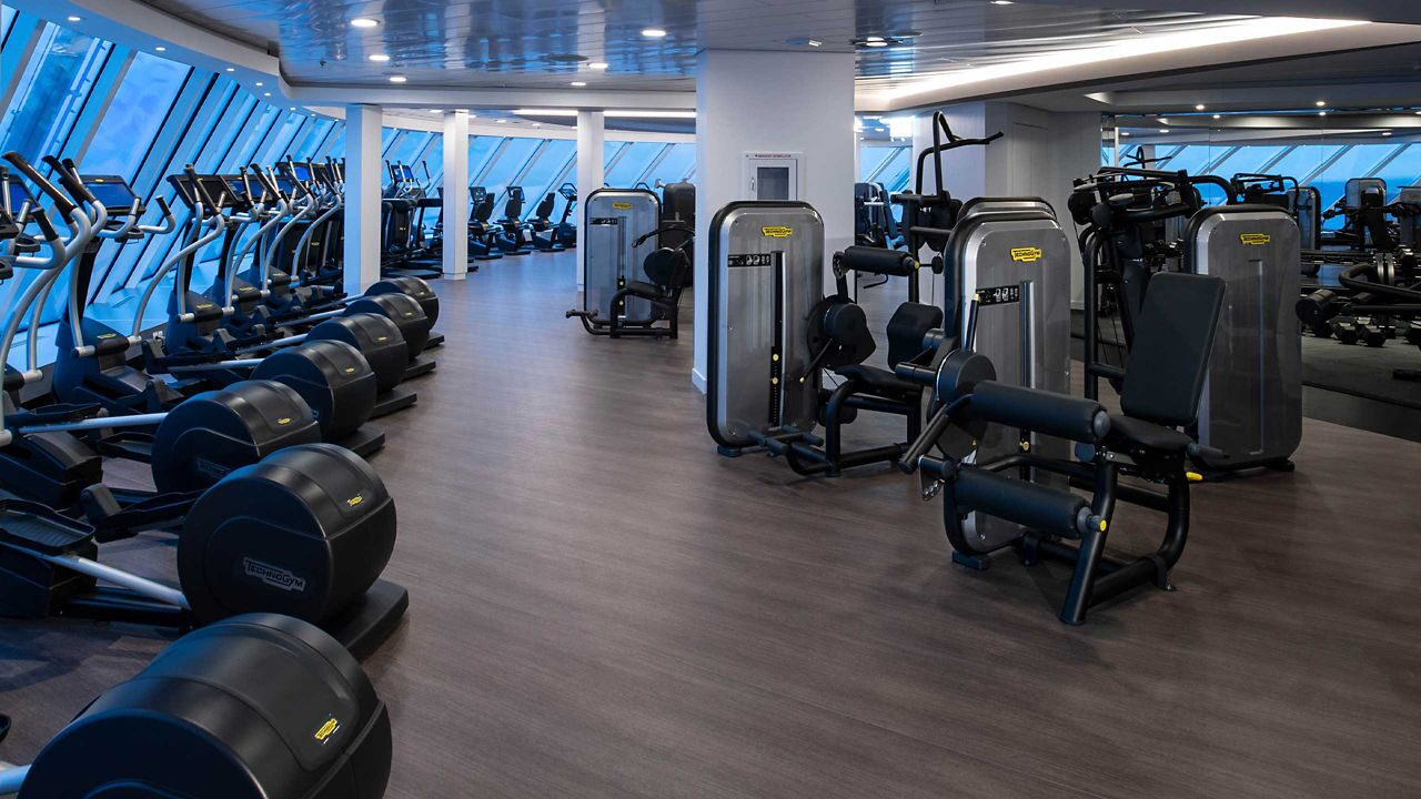The fitness center