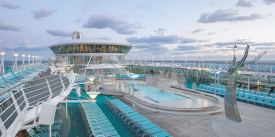 Turn up on the pool deck