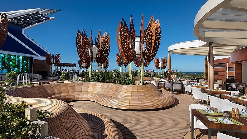 The rooftop garden grill