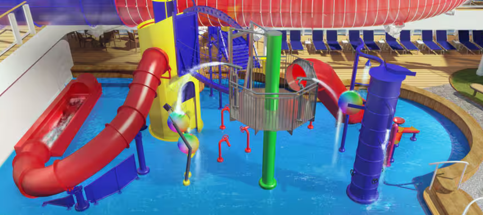 Kids’ aqua park
