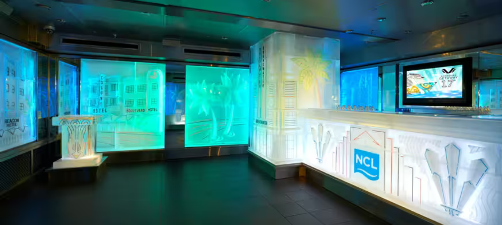 Skyy® vodka ice bar